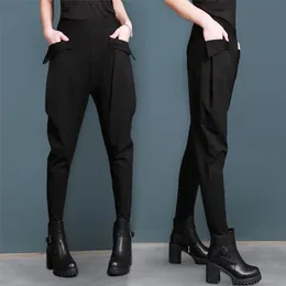 Spodnie damskie Capris Women Spring Autumn Fashion Streetwear High talia Harem Pants Kobieta luźne w stylu koreańskich spodni C166 220916