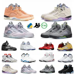 2023 New Men Designer Shoes Sneakers 5S Basketball Shoes Jumpman 5 Concord Grey Bean Moonlight Raging Red Stealth 2.0 대체품 상자와 안트라이트