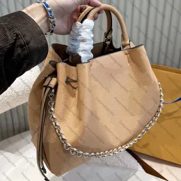 BELLA TOTE omuz çantası tasarımcı çanta kadın delikli kova büzme ipli çanta M59200 M59369