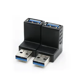 コンピューターコネクタ90度左/右/アップ/ダウンアングルUSB 3.0タイプA男性からメスM/Fアダプターコネクタ