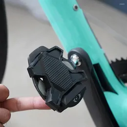 Pedais de bicicleta 1 par de pedal auto-bloqueio Anti deslize resistência ao desgaste de desgaste de desbotamento de estrada sem mountain clipe para bicicleta