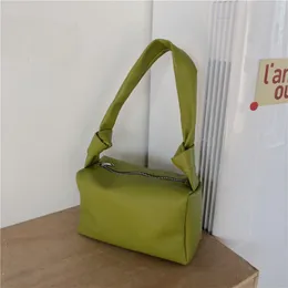 HPB Moda Morbida Pelle PU Borsa Baguette da donna Borsa a tracolla da donna in tinta unita Borse a tracolla di grande capacità Borse a tracolla piccole Bolsa AELP