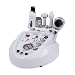 Multifunktionale Schönheitsausrüstung, 5-in-1-Diamant-Peeling, Dermabrasion, Hautwäscher, Mikrostrom-Facelifting-Maschine, Wasserspray, Mitesserentferner, Salon