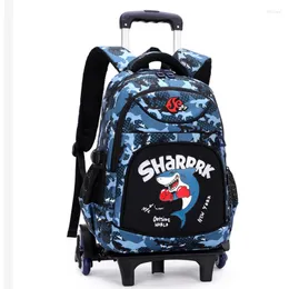 Skolväskor för pojkar ryggsäck med hjul mochilas escolares vagn mochila infantil escolar vattentät säck en dos enfant