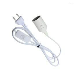 Lamphållare Knapp Switch Power Cord EU Plug 1