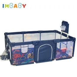 Baby Rail IMBABY Baby Playpen Safety Barrier Childrens Playpens Kids Fence Balloons Pit Pool Balls For born Balls Playground Basketbal 220915