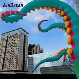 Bouncer Giant Customized Inflatable Octopus Tentacle Arms Legs Model For Event Stage Building Roof Party Aquarium halloween Decoration Blow Up