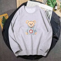 Erkek Hoodies 3D Baskı Bear Hoodies Erkek Kadın Stil Sevimli Sweatshirt Külot rahat üstler kapüşonlu hip hop kapüşonlu gevşek katlar boyutu S-5XL