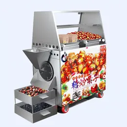 Commercial Nut Frying Machine Nuts Peanuts Macadamia Chickpeas Stainless Steel Nuts Roasting Machines 220V