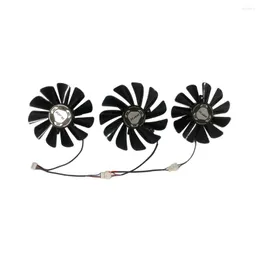 تبريد الكمبيوتر 3pcs/set fy09015m12lpa cf1010u12s fdc10u12s9-c card card card gpu vga cooler for xfx rx 5700 xt rx5700xt video application استبدال