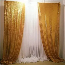 Weitere Event- und Partyzubehör Royaltime Pailletten-Hintergrund, Gold-Pailletten-Hintergrund, Gold-Pailletten-Hintergrund, Vorhang für Hochzeit, Geburtstag, Weihnachten, Babyparty, Party, DIY 220916