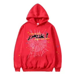 Czerwony Sp5der hoodie Mody Bandyta 555555 Anio Bluzy Mczyni Kobiety Jesie Zima Hip Hop Najlepsza Jako Drukowanie Pajk Web Swetry