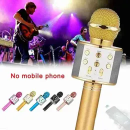 Microfones Microfones Bluetooth Handheld Microfone Karaokê USB Profissional Microfone para o Home KTV Radio Studio High T220916