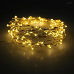 Strings 10 Meter 100 LEDs Solar Energy Lighting LED Outdoor Lamp String Lights Fairy Holiday Festival Christmas Party