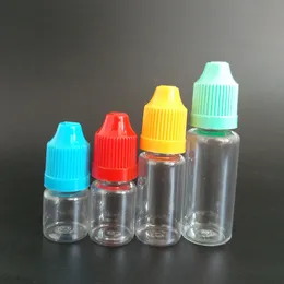 Empty Dropper Bottle 5ml 10ml 15ml 20ml 30ml 50ml Clear Plastic Container