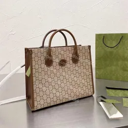 moda çanta totes tasarımcı çift harfli büyük kapasiteli alışveriş çantaları kadın s moda omuz çantası yüksek kalite 659983