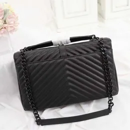 Klasyczne torby kształtowe klapy łańcucha torba luksusowe torebki torebki na ramię torebka sprzęgło Tote Messenger