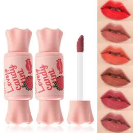 Lip Gloss 1Pc Mirror Pink Candy Glaze Cute Waterproof Lipstick Stained Liquid Nutritious Plumper Cosmetics Makeup Tools