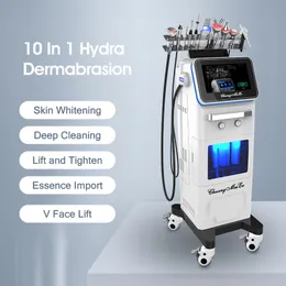 10IN1 Hydra Dermabrasion Machine Skin Care Hydra 필링 미세 박피술 산소 여드름 MD 처리 기계