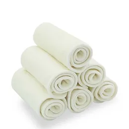 HappyFlute 10 pièces insertion en bambou réutilisable lavable respirant Inserts Boosters doublures pour couches lavables pour bébé couche 220816