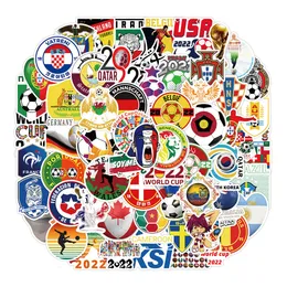 100st Set Waterproof Car World Football Cup Stickers Graffiti Patches Decals for Motor Bagage Skateboard Laptop272q