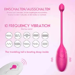 2023 Vibratorer G Spot Vibrator for Women Erotic Vibration Clitoris Stimulator Remote Control Wearable 10 Mode Dildo Trosies Sex Toys 0409