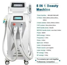 2022 Powerful laser 4 in1 Multi-function IPL tattoo removal machine vascular pigment acne therapy laser 5 filters OPT tattoo/ acne/pigment/wrinkle/vasc