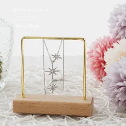 Home Decor Jewelry Display Stand Holder Metal Shelf Necklace Ring Bracelet Earrings Organizer Storage Rack Po Props Decoration Ornaments