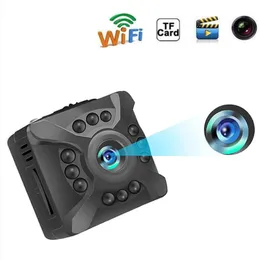 Mini WiFi Kablosuz Kamera HD Geniş Açılı IN IN IN LIGHT INFRAY GÜNEY VERİMİ TEDEMLAMA AĞIZ Uzaktan Ev Güvenliği Kamera Siyah