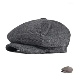 Boinas 2022 Peaky Blinders boina britânica Cap Hats Sports Baret Mutze Damen Bere Painter Caps Boinas de Invierno para Mujer CQ1593