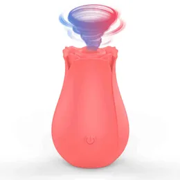 Halloween gift The Rose Bullets Clitoral Sucking vibrator sex toys for women Sucking Vibrators with 10 Modes Vibrant Rechargeable Clit Sucker Nipple Sexs Toy Female