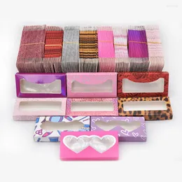 False Eyelashes Lash Box Case Wholesale Strip Package In Bulk Custom Empty Lashes Packaging Boxes Pack Lot With Logo Vendor