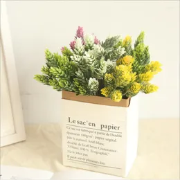 Dekorative Blumen Tannenzapfen Gras Ananas Künstliche Pflanzen Hersteller Vasen Für Heimdekoration Hochzeit Halten WallFake