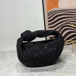 Diamonds Jodie Handbags Purse Shoulder Bags Woven Leather Tie Tote Wallet Brand Letters 2022