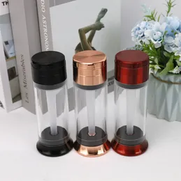 Smoking Zinc Alloy Grinder 40mm Tobacco Slicer 4 Layers Herb Crusher Cone Filler Grinder with Storage Container