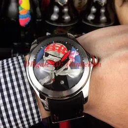 New Bubble Mens Watch Watches Automatic Movement Montre de Luxe Rubber Band Fishye Mechanical Relojes de Lujo Para Hombre244z