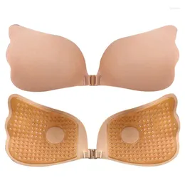 BUSTIERS CORSETS WOMENS STICK BRATH BRATH BRATH BRATH STICKERS NIPPLE COVERS NUDE SEAMLESSシリコンインブルウォッシャブル