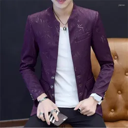 Men's Suits Spring Autumn Casual Men Stamping Blazer Masculino Slim Fit Casaco Jaqueta Masculina Coats Mens Jacket Plus Size 6xl