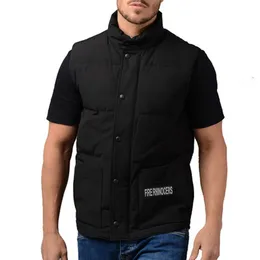 Kostenlos in die USA Kanadische Heimbekleidung Männer Frauen Weste warme Winter Daunenjacke Luxus-Bodywarmer Mode Hiver Manteau Gilet Hommes Veste Herrenjacken 7 Farben S-XXL