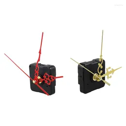 ساعة إصلاح مجموعات DIY Clock Plastic Metal Methure Creative Wall Retro Accessories Gold Quartz Black Mov