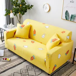 Chair Covers Refresh Polyester Sofa Cover Big Elasticity Spandex Stretch Couch Loveseat Towel Furniture Machine Wash