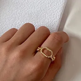 Diseñador de lujo Anillos de mujer Amor Compromiso Boda Joyería de lujo D218284z