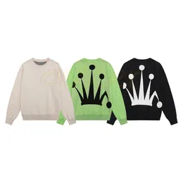 Men Womens Casual Sweater Designer mass de manga comprida su￩ter unissex fora do tamanho da jaqueta solta S-xl