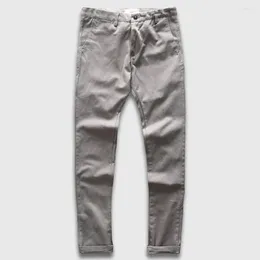 Pantaloni da uomo all'ingrosso- Zecmos Slim Straight Men Casual Uomo Autunno Inverno Moda Plus Size Pantaloni tascabili