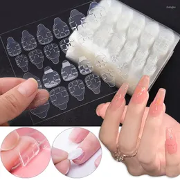 Nail Gel 10 Sheets Double Sided False Art Adhesive Tape Jelly Glue Sticker DIY Tips Fake Acrylic Manicure Makeup Tools