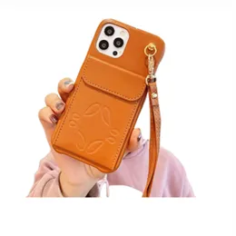 Designer Iphone Cellphone Cases Phone Handbags Women Wallet Cases Universal Shoulder Handbag Strap Crossbody Bag For Iphone 14 13 Pro