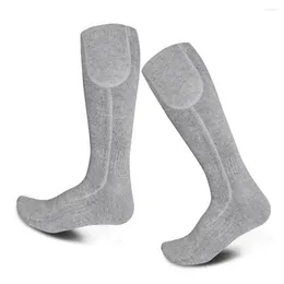 Sportsocken Winter elektrisch beheizt über USB wiederaufladbar batteriebetrieben Thermostiefel-Fußwärmer für den Außenbereich