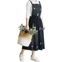 مآزر مطبخ طبخ مقاوم للماء لامرأة لباس زهرة متجر زهرة صديقة الشعر مريلة حديقة المئزر 220919