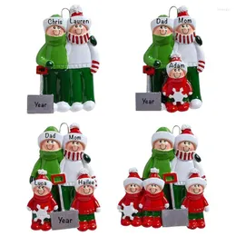 クリスマスの装飾パーソナライズされたツリーペンダントオーナメントキット2022 DIY笑顔のサンタ装飾ギフト装飾装飾シュリストマス