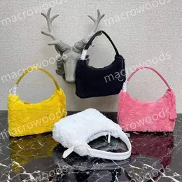 Yeni renkli kış kürk torbası kesme omuz çantası pembe hobo tasarımcılar çantaları bayan çapraz tote cüzdanlar el çantaları kadın moda cüzdanı